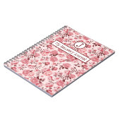 Journal de récupération Cahier Roses roses (Côté gauche)