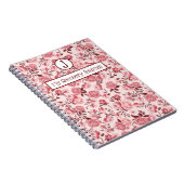 Journal de récupération Carnet Roses roses rose (Côté Droit)