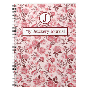 Journal de récupération Carnet Roses roses rose