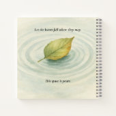 Journal de réflexion feuille - Échos et offres (Dos)