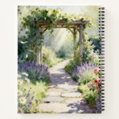 Journal de réflexions personnalisées Garden Path (Dos)