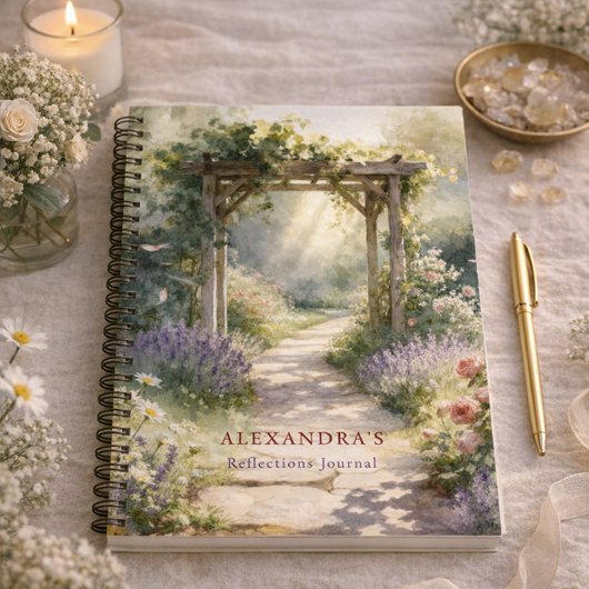 Journal de réflexions personnalisées Garden Path