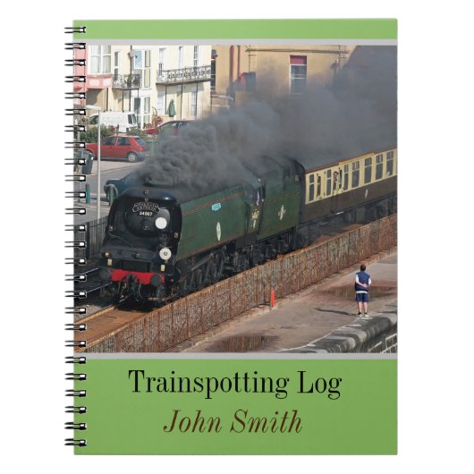Journal de repérage de train à vapeur classique pe (Devant)