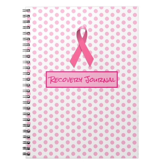 Journal de rétablissement du cancer à reliure spir (Devant)