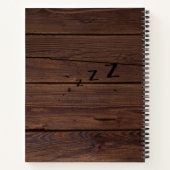 Journal de rêve d'analyse de photo rustique (Dos)