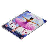 Journal de rêve de ballerine au clair de lune (Côté gauche)