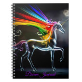 Journal de rêve de licorne en verre (Devant)