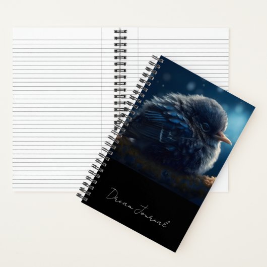 Journal de rêve de l'oiseau bébé bleu (À l'intérieur)