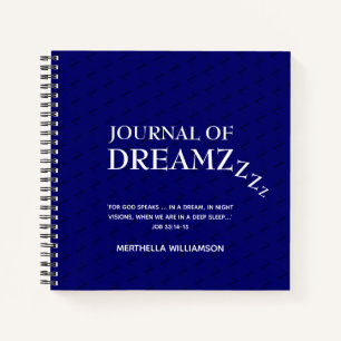 Journal de rêve personnalisé élégant