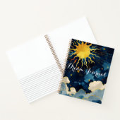 Journal de rêves Moderne Céleste Soleil Étoiles Nu (Intérieur)