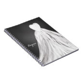 Journal de robe de mariée en tableau noir pour ent (Côté Droit)