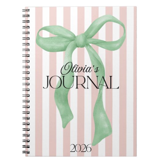 Journal de ruban personnalisé (Devant)