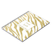 Journal de salon de beauté doré (Côté gauche)