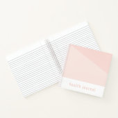 Journal de santé, rose pâle (Intérieur)