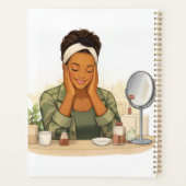 Journal de soins personnels nom personnalisé  (Dos)