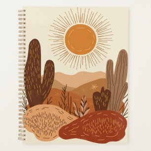 Journal de soleil bohème aux tons terre vintage