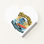 Journal de surf Flow With The Happy Waves (Dos)