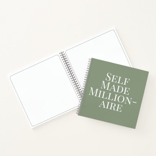 Journal de tableau de vision de millionnaire autod (Intérieur)