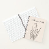Journal de texte personnalisé, cahier de nom et de (Intérieur)