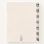 Journal de texte personnalisé, cahier de nom et de (Dos)