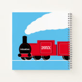 Journal de train vierge de la mémoire de bébé garç (Dos)