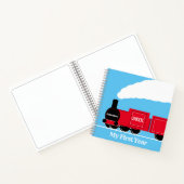 Journal de train vierge de la mémoire de bébé garç (Intérieur)