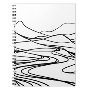 Journal de tranquillité zen monochromatique