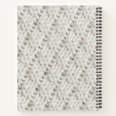 Journal de tricotage à motif de laine personnalisé (Dos)