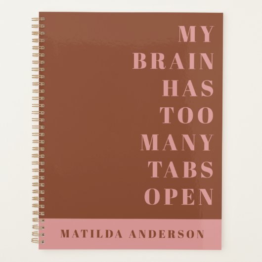 Journal de typographie verte et rose (Devant)