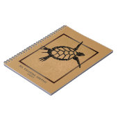 Journal de vacances Masculine Sea Turtle (Côté gauche)