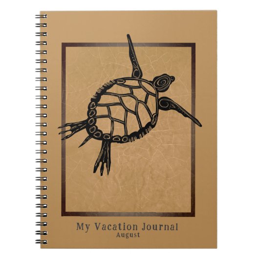 Journal de vacances Masculine Sea Turtle (Devant)