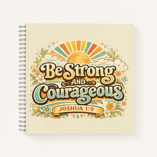 Journal de versets bibliques pour être fort et cou (Devant)