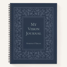 Journal de vision élégant personnalisé