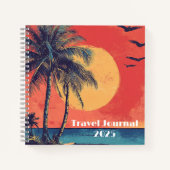 Journal de voyage aquarelle personnalisable (Devant)