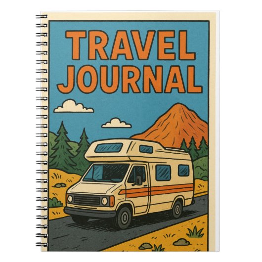 Journal de voyage Camionnette de camping (Devant)