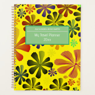 Journal De Voyage Cute Retro Floral Travellers