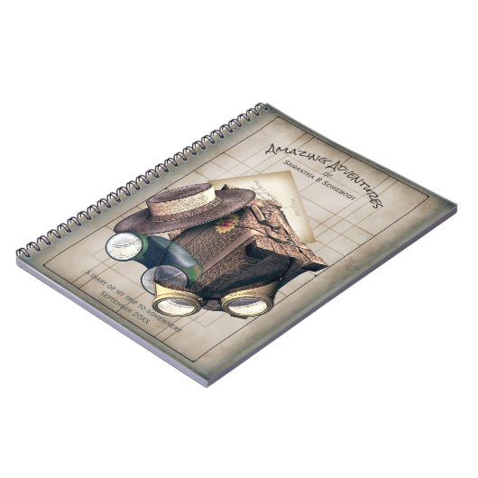 Journal de voyage d'aventure (Côté gauche)