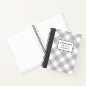 Journal de voyage de Buffalo Plaid personnalisable (Intérieur)