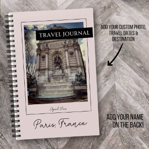 Journal de voyage de couverture personnalisé Ros