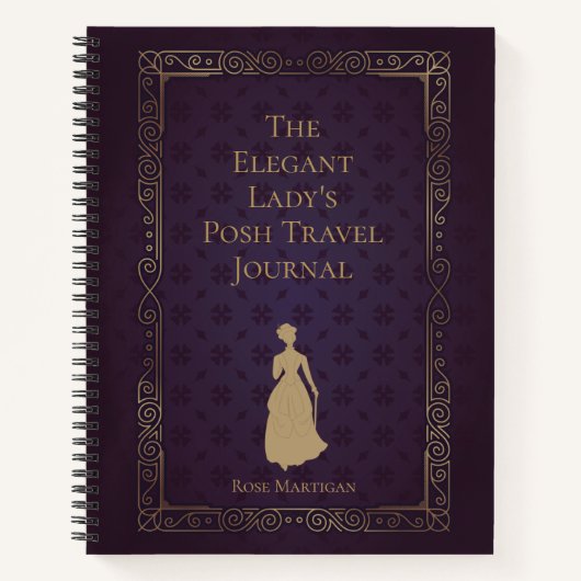 Journal de voyage de Lady's Elegant personnalisé (Devant)