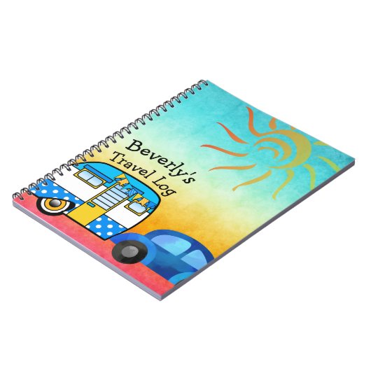 Journal de voyage de route mignon (Côté gauche)