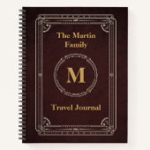 Journal de voyage de style vintage (Devant)