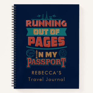Journal de voyage de vacances en cours d'exécution