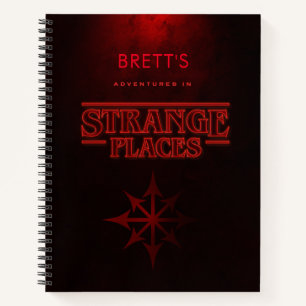Journal de voyage des lieux étranges personnalis