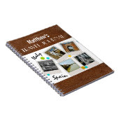 Journal de voyage et photos en cuir (Côté Droit)