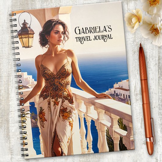 Journal de voyage exotique d'été