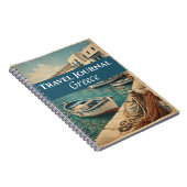 Journal de voyage Grèce Bleu Personnalisable (Côté Droit)