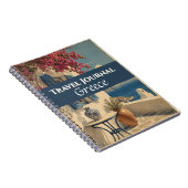 Journal de voyage Grèce Bleu Personnalisable (Côté Droit)