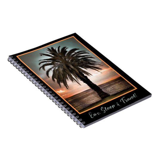 Journal de voyage Palm Tree et Sunset Carnet (Côté Droit)