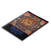 Journal de yoga de mandala de Bouddha personnalisé (Côté gauche)